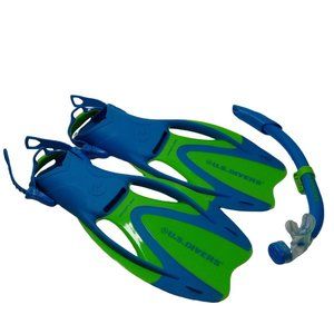 U.S. DIVERS Dorado Jr. Set Splashguard Snorkel-Adjustable Fins For Kids 4+ Small